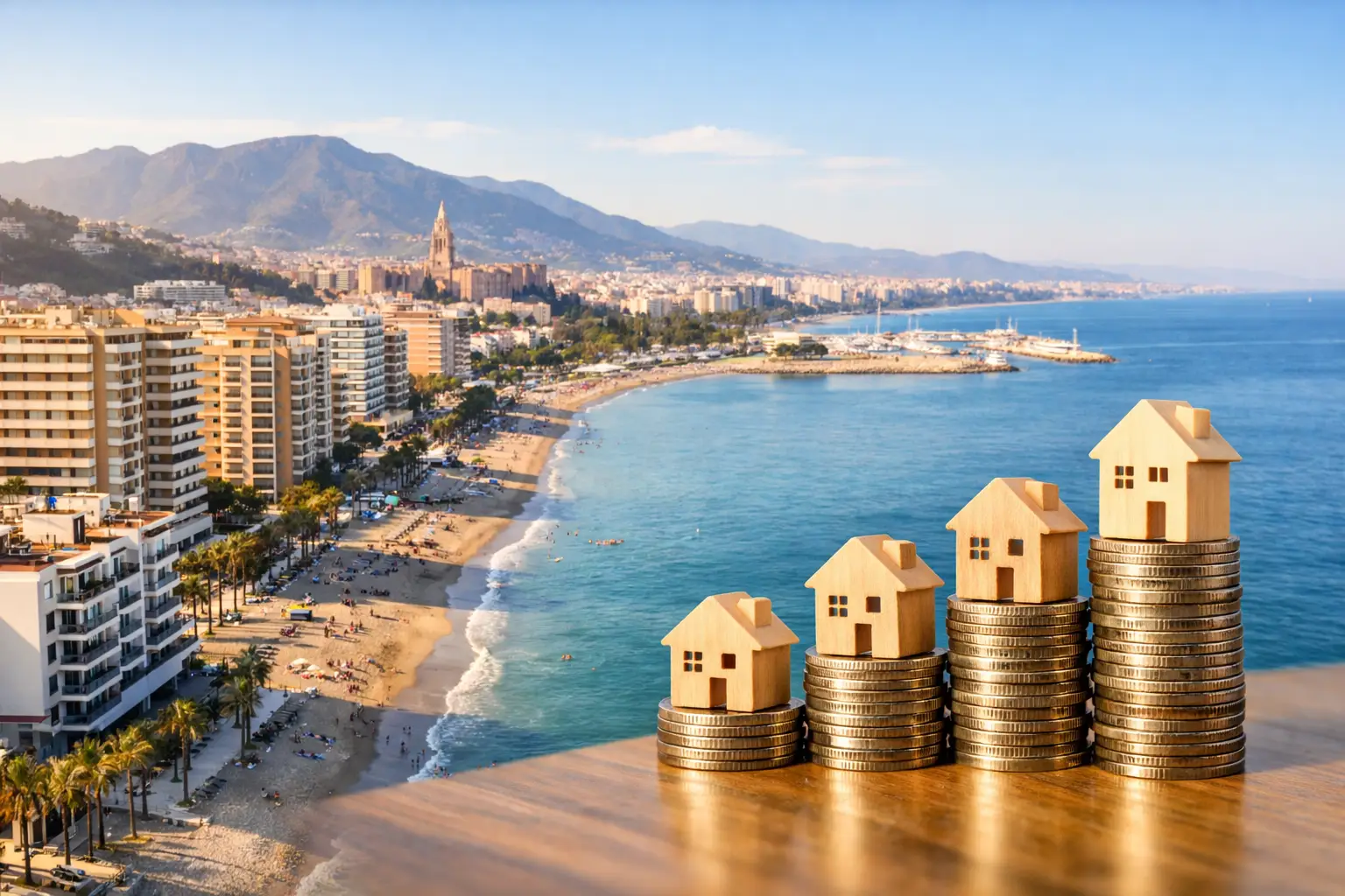 Evolución de precios de vivienda en la Costa de Málaga