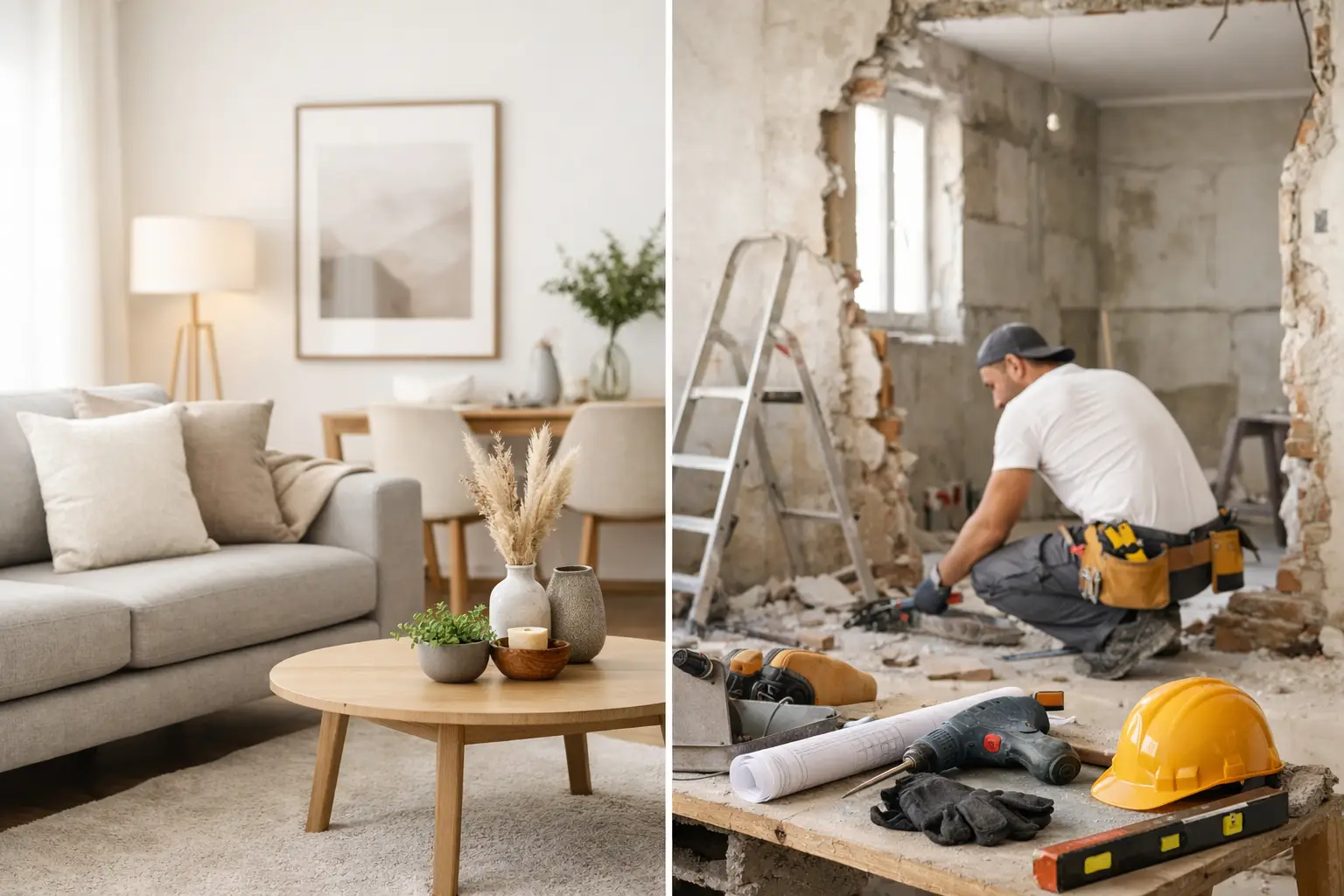 Home staging versus reforma: qué vende mejor
